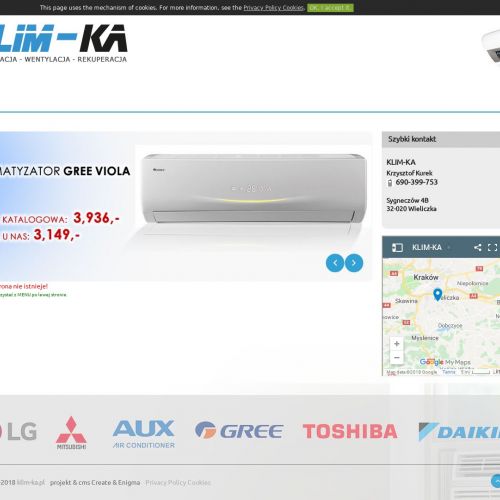 Klimatyzator z montażem Kraków