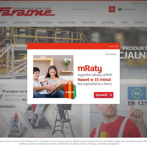 Faraone podest roboczy - Gdańsk