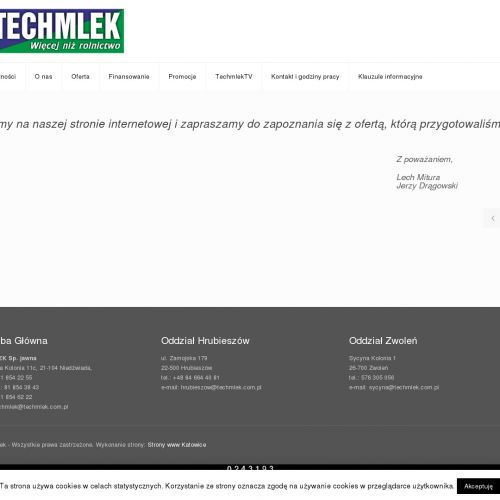 Dieci ładowarki w Hrubieszowie