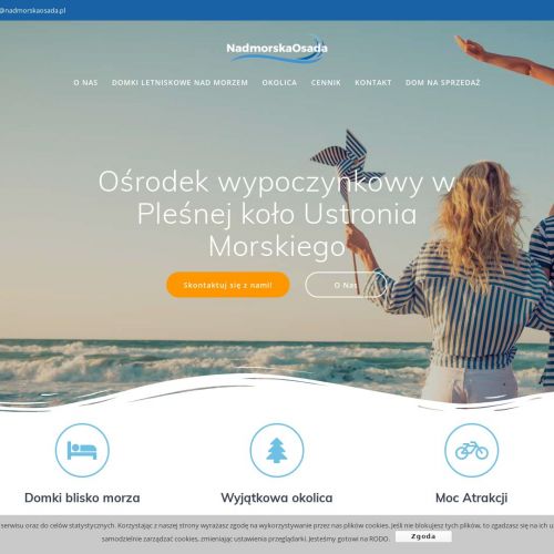 Domek drewniany do wynajęcia ustronie morskie