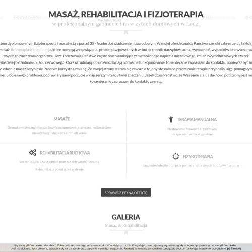 Masaż pleców łódź w Łodzi