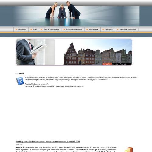 Wrocław - najtańszy kredyt mieszkaniowy