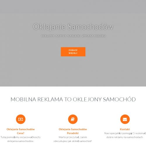 Kraków - projekt oklejenia samochodu