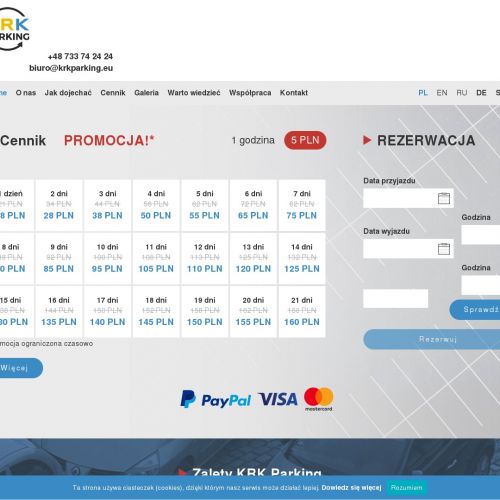 Tani parking przy lotnisku balice