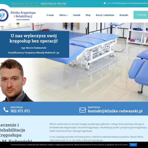 Rehabilitacja kręgosłupa ursynów