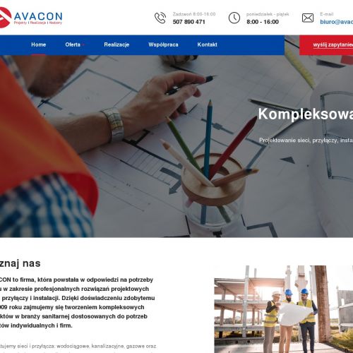 Projekt sieci sanitarnych Kraków