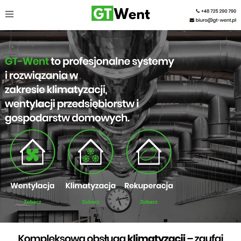 Wentylacja biurowa - Warszawa