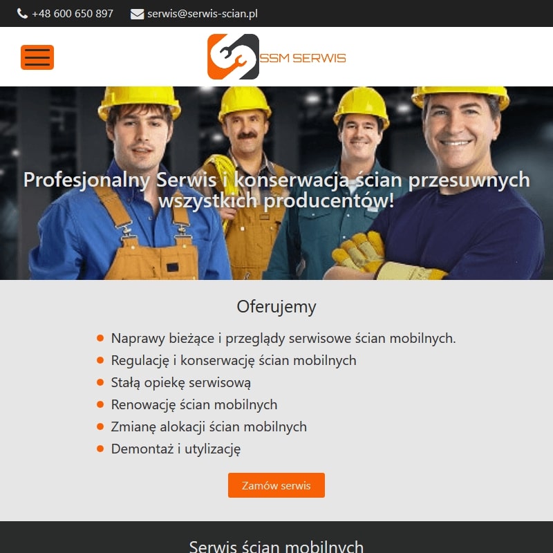 Katowice - serwis ścian przesuwnych