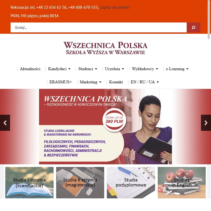 Studia podyplomowe kierunki w Warszawie