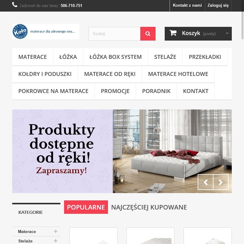 Koło - materac koło 160x200