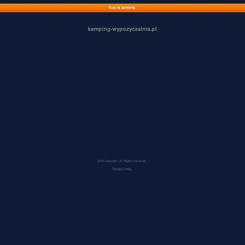 Wynajem przyczepa kempingowa