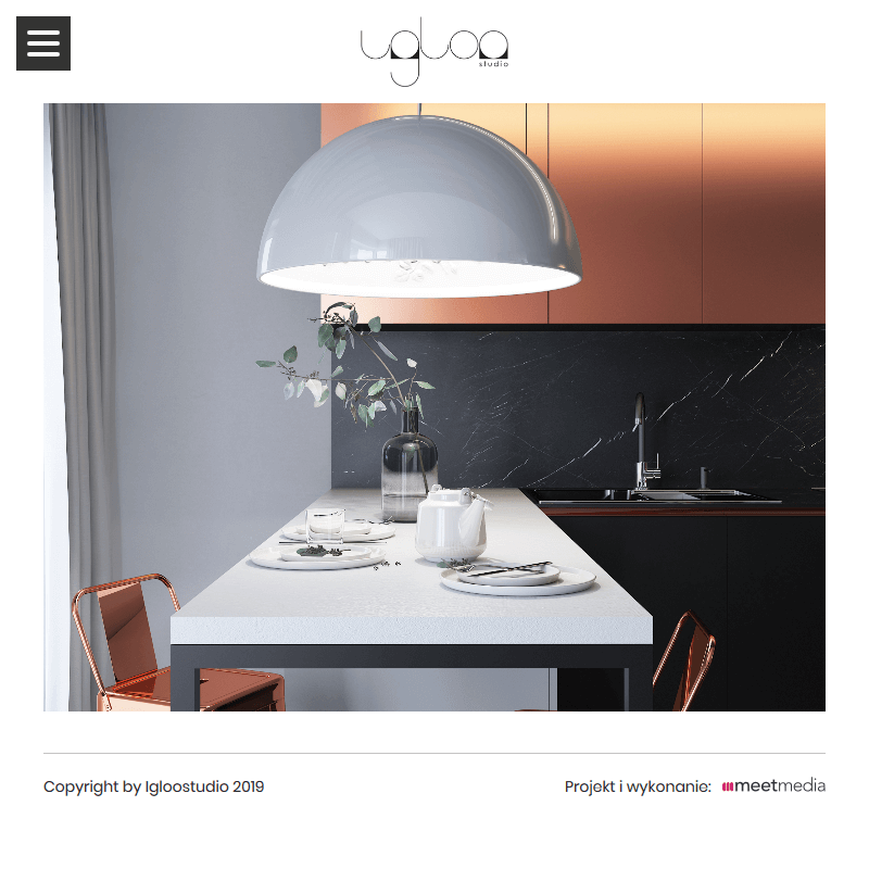 Warszawa - projekt salonu