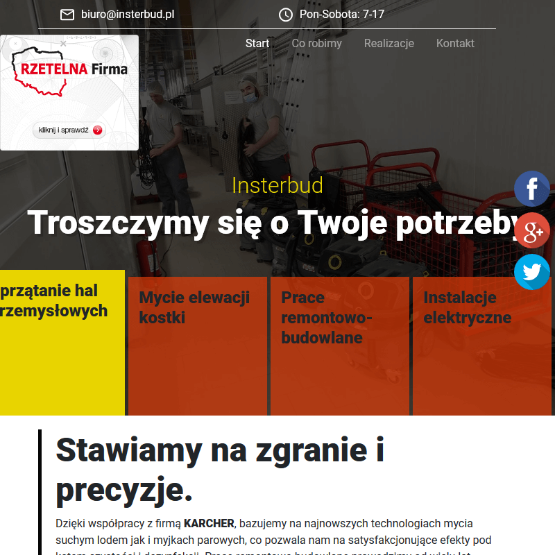 Czyszczenie hal przemysłowych myjnią parową