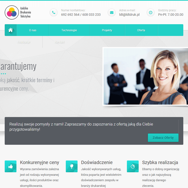 Druk na materiale cena w Łodzi