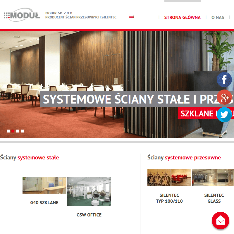 Producent ścianek przesuwnych