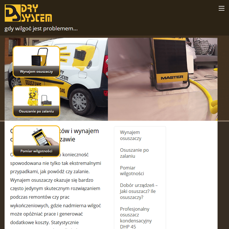 Osuszanie budynków Warszawa