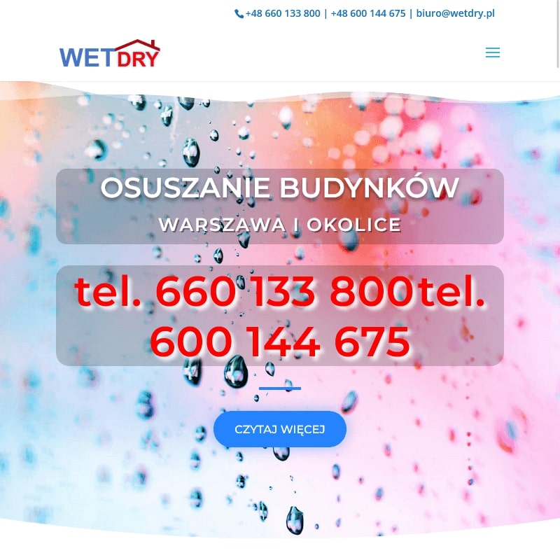 Warszawa - osuszacz wynajem